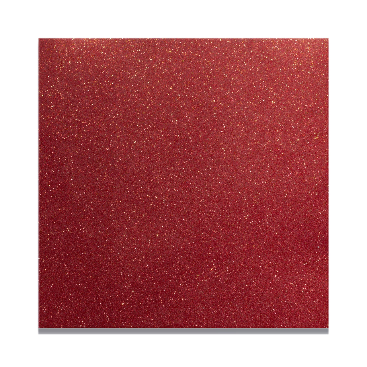 Siser EasyPSV Permanent Glitter Vinyl Sheet - Brick Red - 12 x 12 in